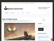 Tablet Screenshot of gametipcenter.com